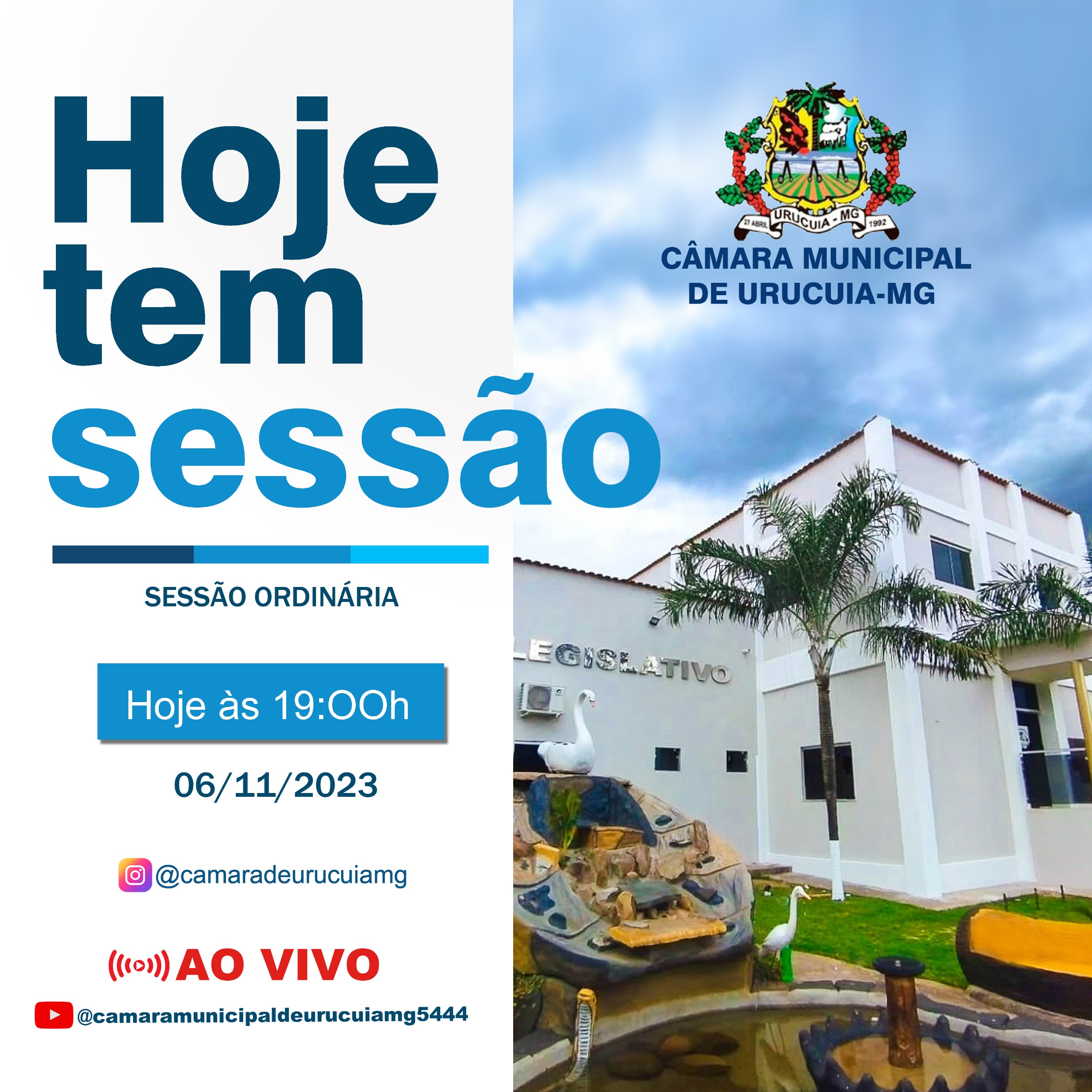 Hoje tem sessão! 
