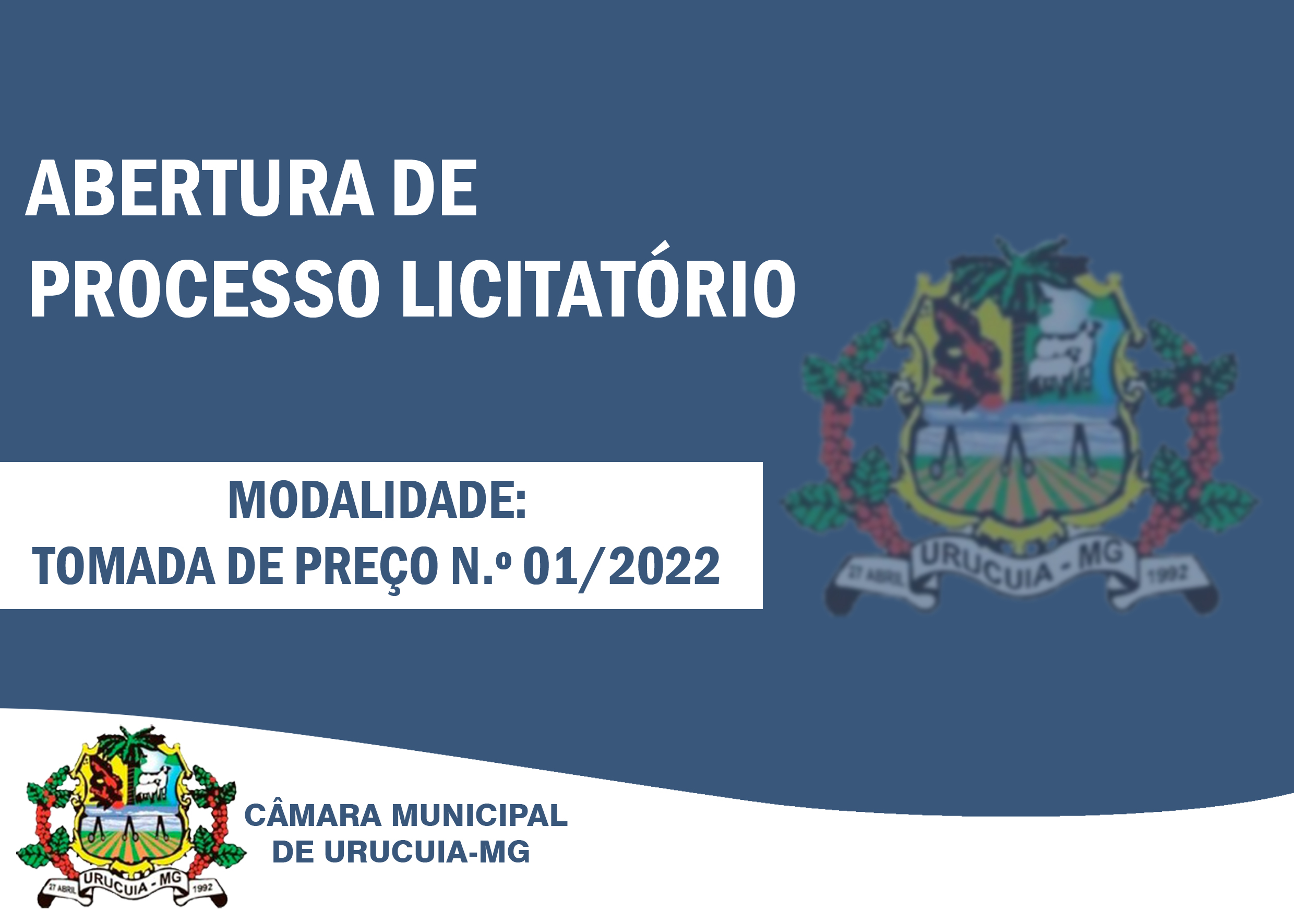 Abertura de Processo Licitatório