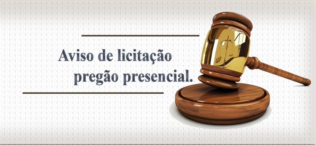 AVISO DE LICITAÇÃO – PREGÃO PRESENCIAL Nº 001/2018
