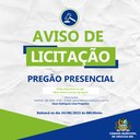 AVISO DE LICITAÇÃO EDITAL PREGÃO PRESENCIAL SRP Nº. 008/2023