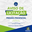 AVISO DE LICITAÇÃO EDITAL PREGÃO PRESENCIAL SRP Nº. 008/2023 AVISO DE LICITAÇÃO EDITAL PREGÃO PRESENCIAL SRP Nº. 008/2023