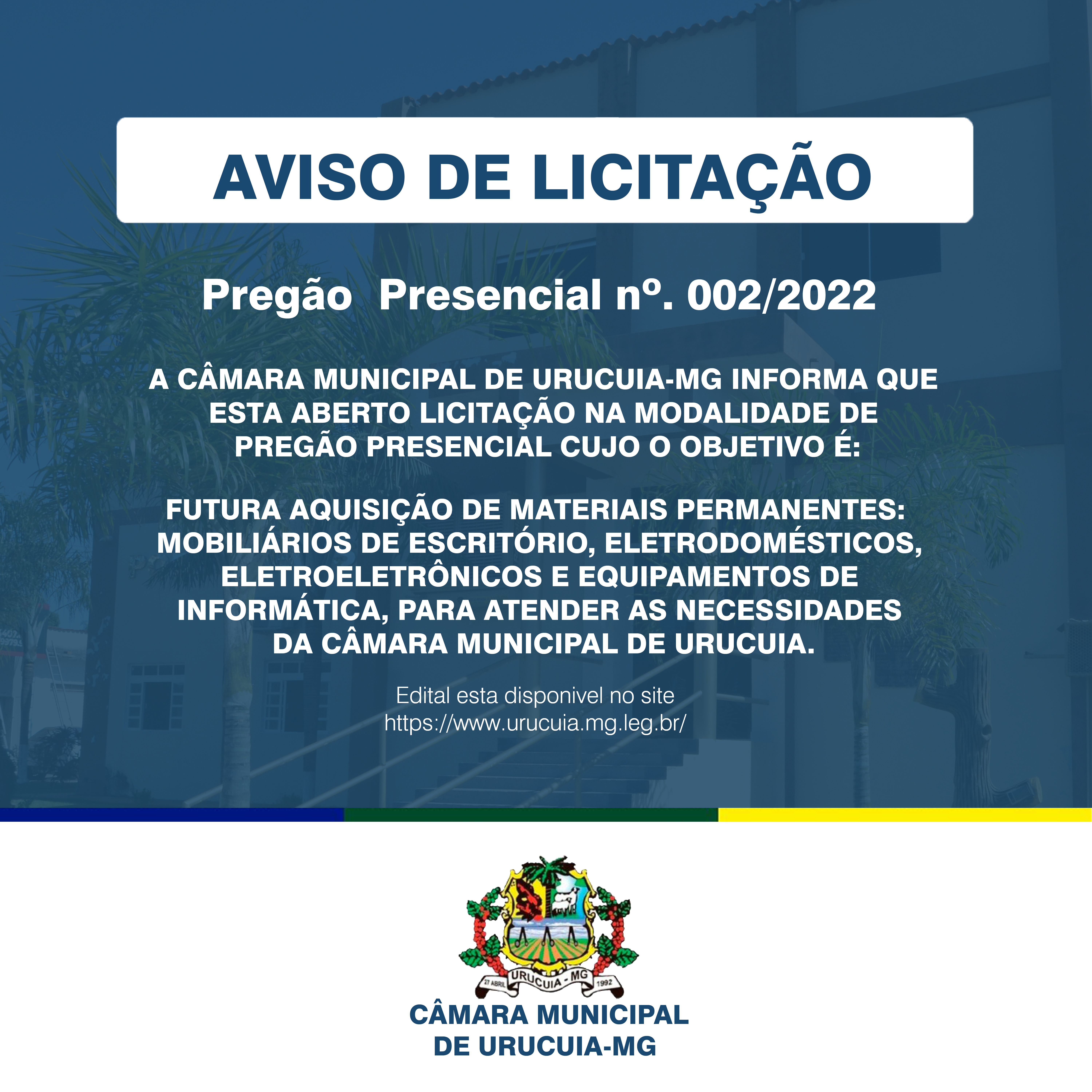 Abertura de Processo Licitatório 