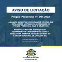 Abertura de Processo Licitatório