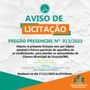 PREGÃO PRESENCIAL SISTEMA REGISTRO DE PREÇOS nº 013/2023